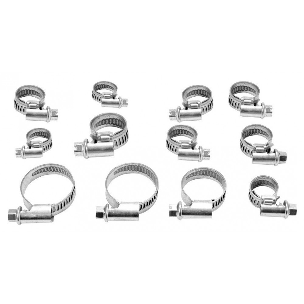 Set 12 colierele din oțel inoxidabil cromat