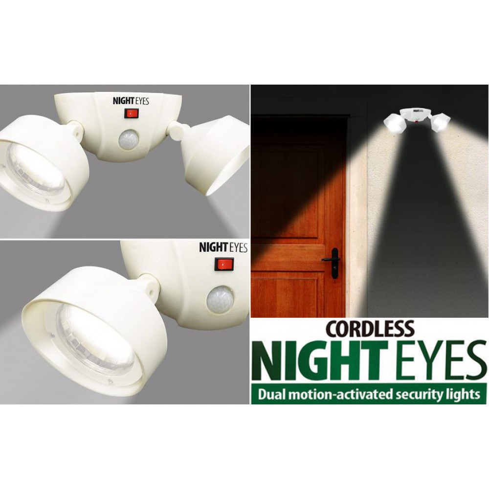 Lampa led dubla fara fir cu senzor de miscare Night Eyes