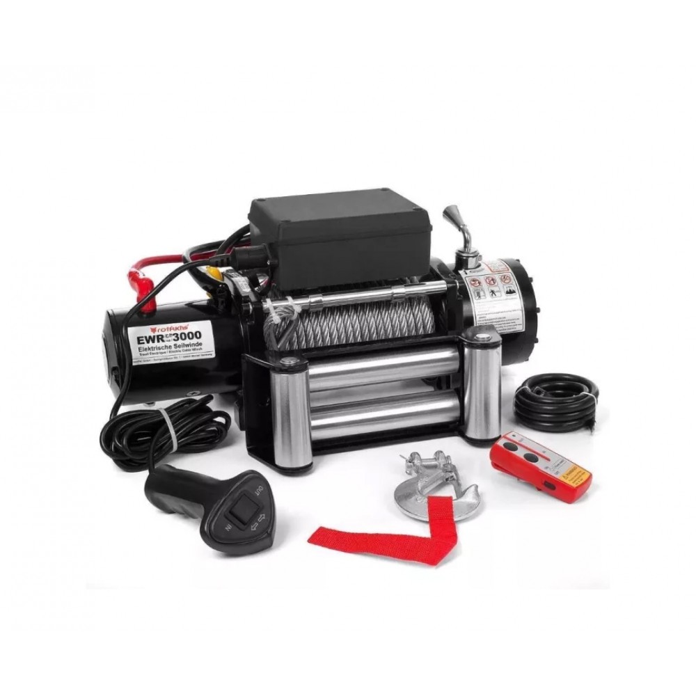 Troliu electric auto cu telecomanda pentru tractari, Jeep offroad 4x4 Rezultate Garantate