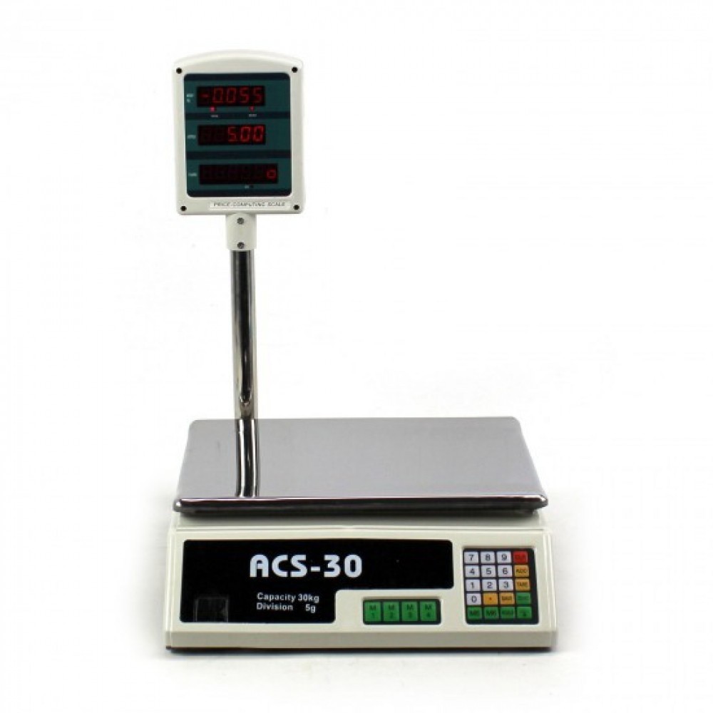 Cantar electronic comercial 30 KG ACS-30