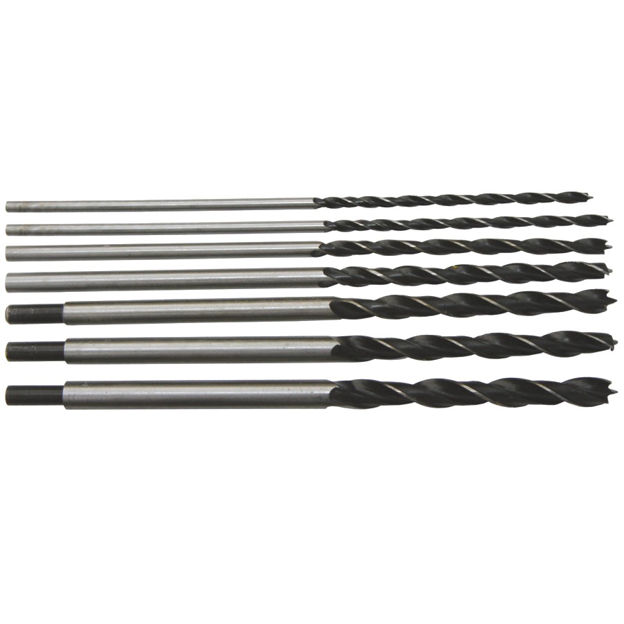 Set 4-12 mm burghie lemn 7 piese