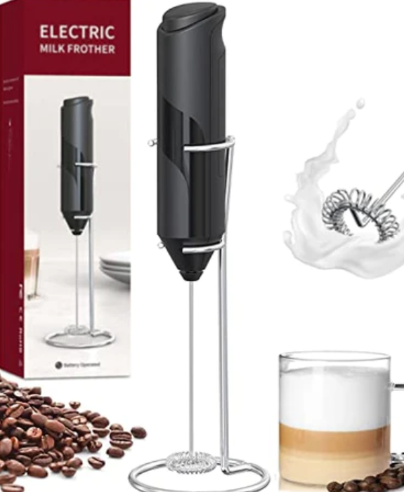 Mixer cu suport, pentru spuma de lapte, cappuccino, ciocolata calda, caffe latter, oua