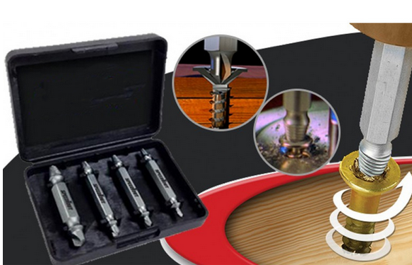 Set 4 extractoare pentru suruburi 