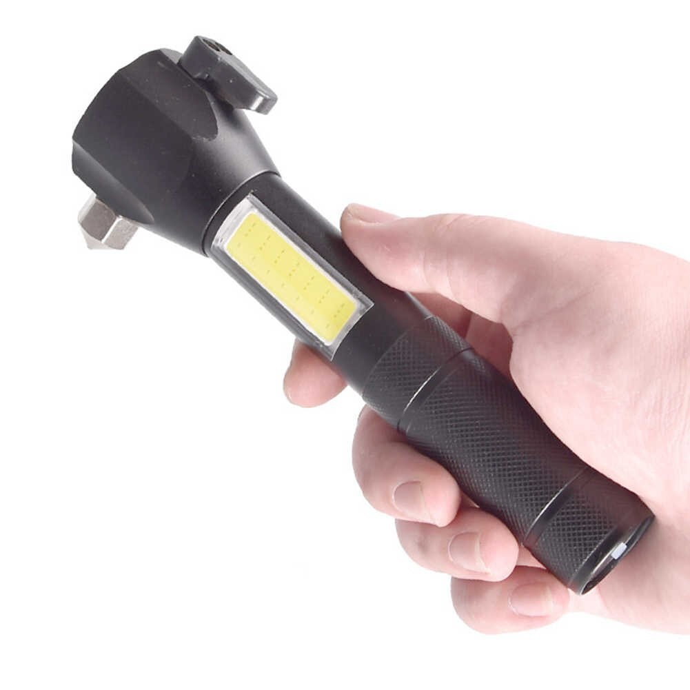 Lanterna 4 in 1 reincarcabila LED COB de urgenta pentru masina