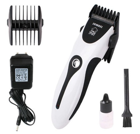 Aparat de tuns animale Zowael cu acumulator si accesorii