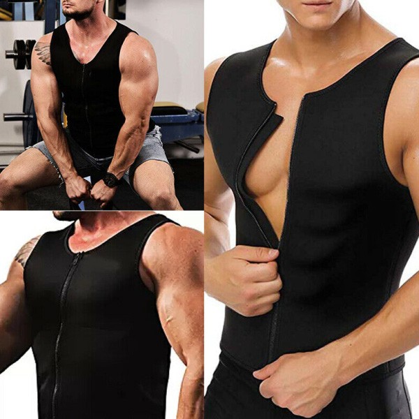 VESTĂ SAUNA SHAPER PENTRU BĂRBAȚI