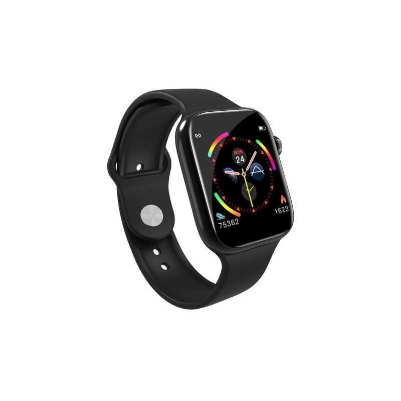 Ceas Smartwatch Bluetooth, Pedometru, Monitorizare Somn Ritm CardiacActivitati, Notificari, Negru, rezistenta apa