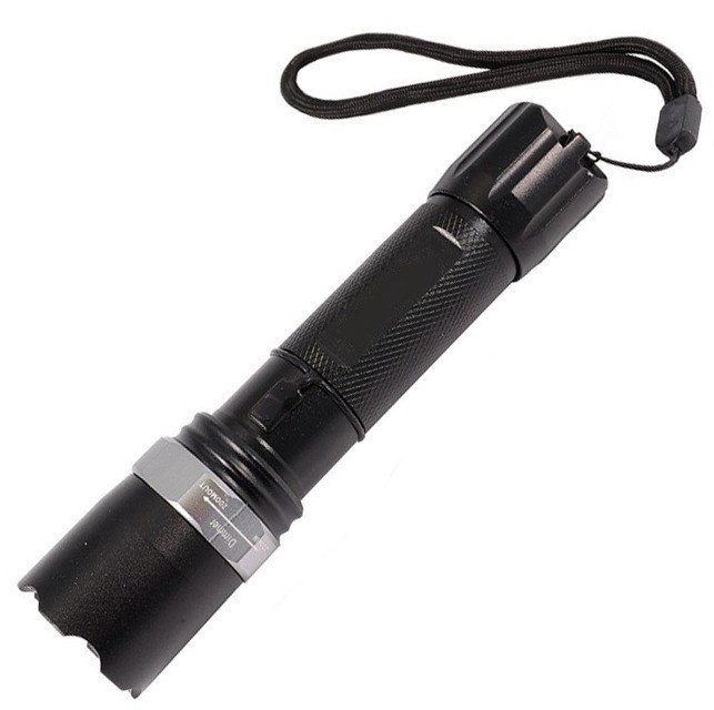 Lanterna LED 3W,cu acumulator, incarcator priza si masina,spot reglabil