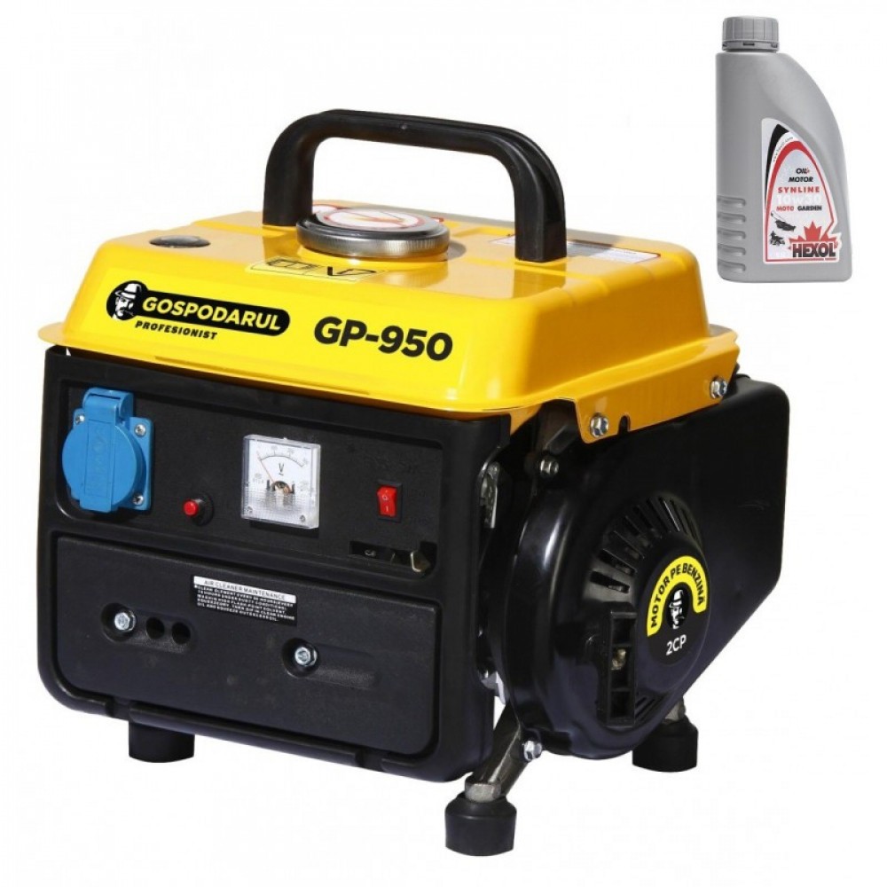 Generator 900W Gospodarul Profesionist GP-950 + Ulei Hexol 2T