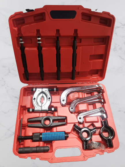 Set Presa rulmenti cu 2 flanse 75-105 mm hidraulic 10 tone 2-3 brate