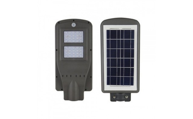 Lampa Stradala, COB LED 30 W, Telecomanda, Panou solar