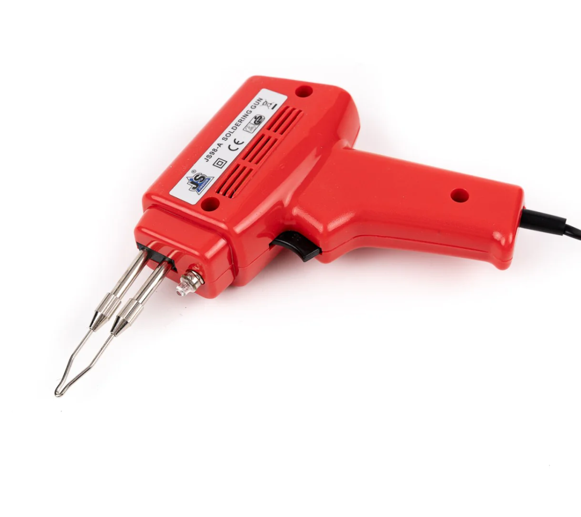 Pistol de lipit cu fludor, 100 W, 220-240 V, rosu