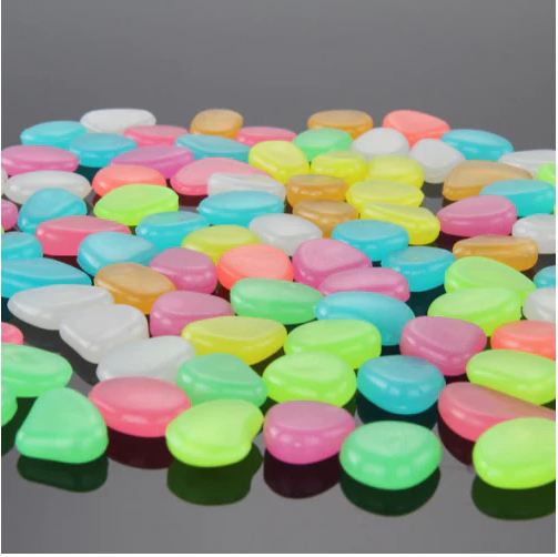 Pietricele fluorescente decorative 1Kg