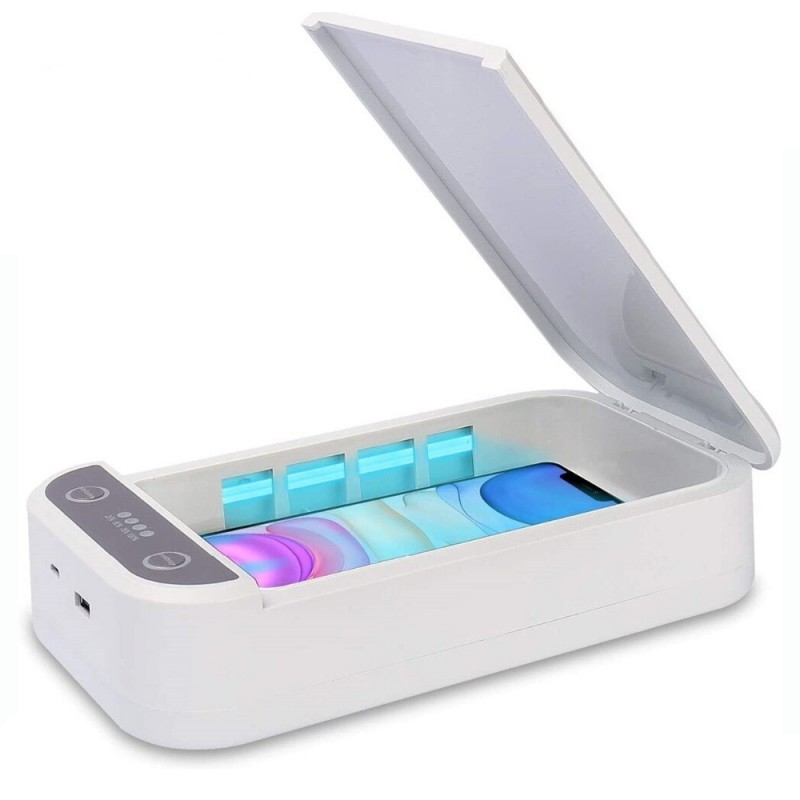 Sterilizator UVC 2 in 1, pentru telefon si obiecte mici , functie de incarcare USB