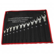 Set chei profesionale combinate 14 piese 8-24 MM cu suport husa