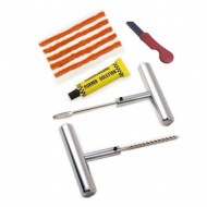Kit profesional vulcanizare tubeless la rece cu snur si adeziv cauciuc, reparare anvelope Rezultate Garantate