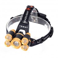 Lanterna frontala 2000 Lumeni cu 5 LED-URI 