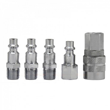 Set 5 cuple rapide 1/4" pneumatice aer comprimat